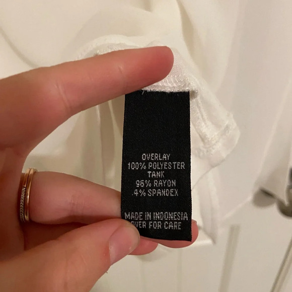 EUC | iZ Byer women’s sheer overlay blouse — XS - Picture 3 of 5